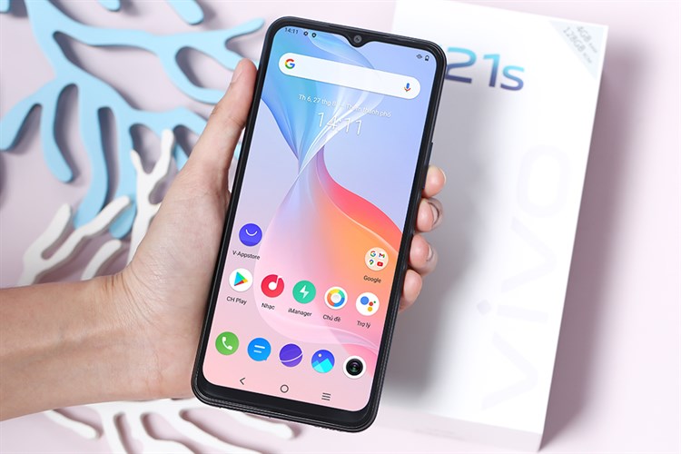 Điện thoại vivo Y21s 6GB Màu Xanh