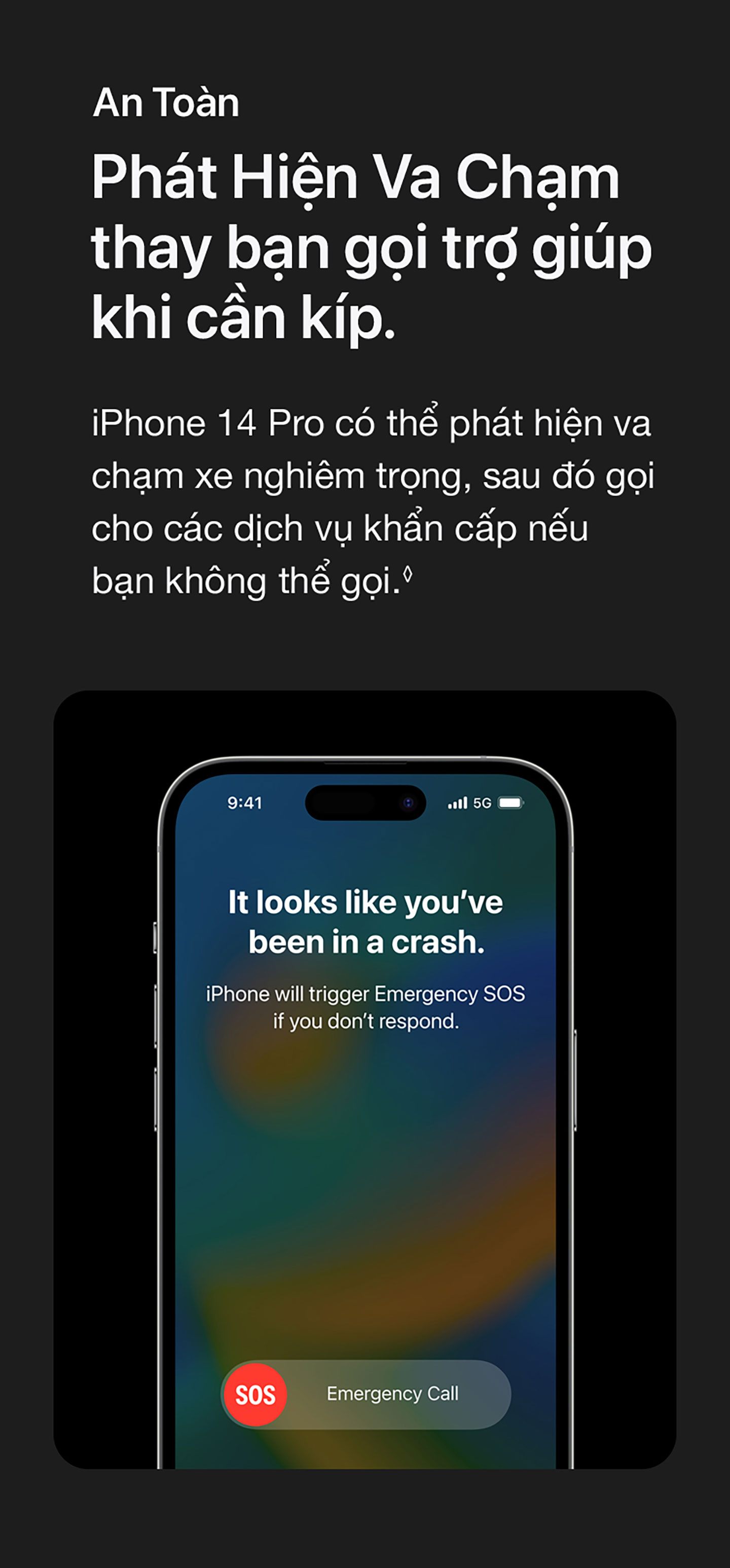 iPhone 14 Pro Max An toàn
