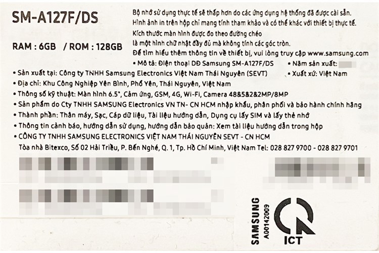 Điện thoại Samsung Galaxy A12 6GB (2021)