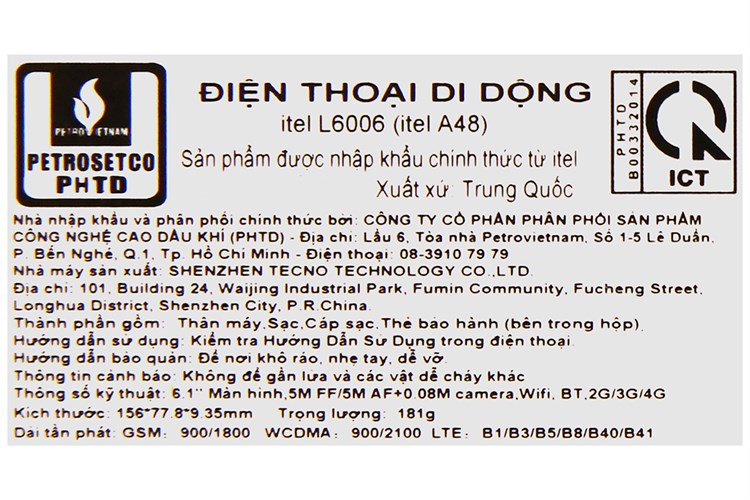Điện thoại Itel L6006