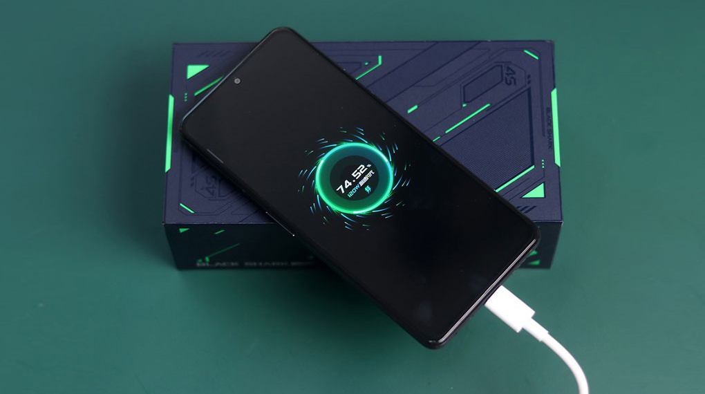 Sạc nhanh 120 W - Xiaomi Black Shark 4s