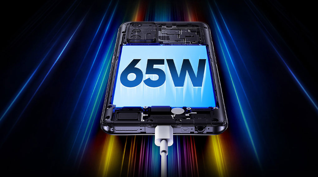 Điện thoại Realme GT Neo 2T | Khả năng sạc nhanh 65W