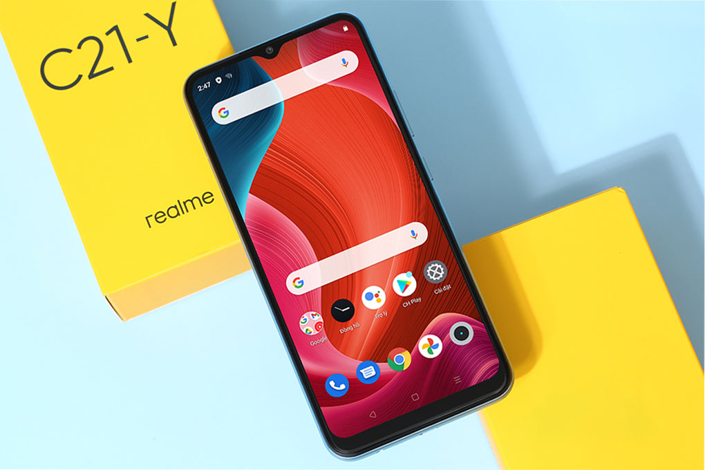 Điện thoại realme C21-Y 3GB Màu Xanh Dương