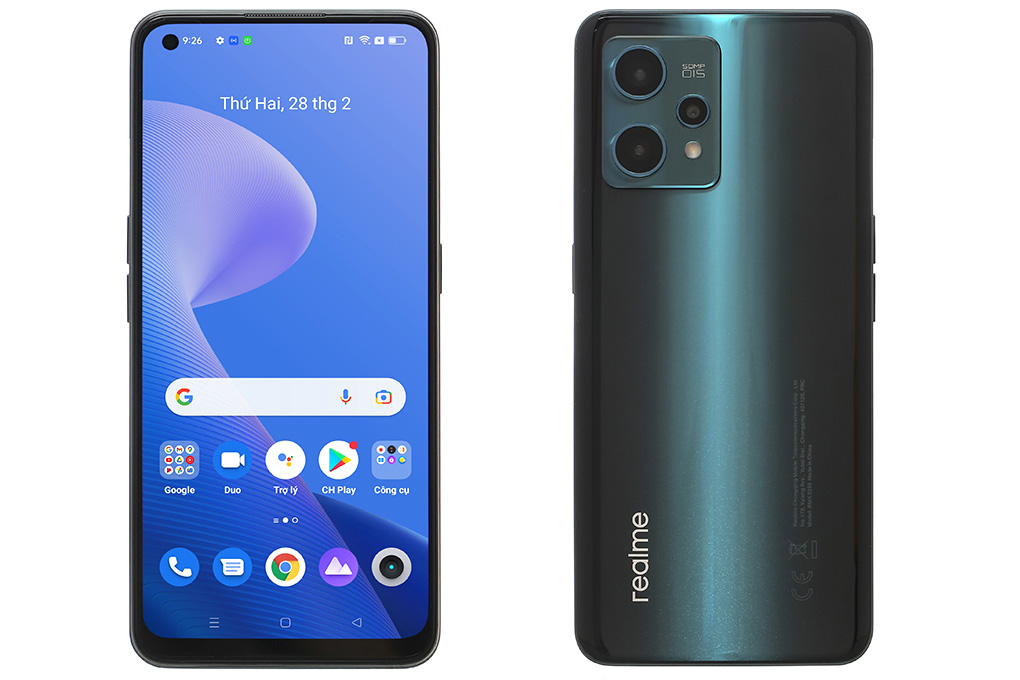 Điện thoại realme 9 Pro+ 5G Màu Xanh lá