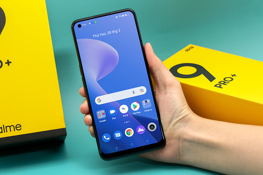 Điện thoại realme 9 Pro+ 5G Màu Xanh lá