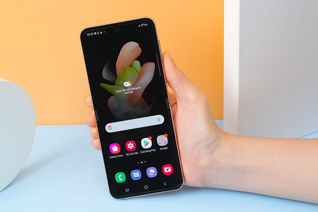 Điện thoại Samsung Galaxy Z Flip4 5G 128GB Màu Vàng Hồng