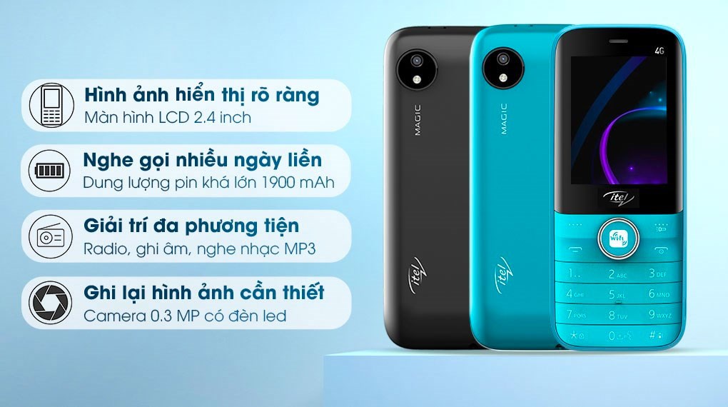 Itel it9210: Itel it9210 là chiếc điện thoại có giá rẻ và phù hợp với mọi đối tượng người dùng. Bên cạnh đó, nó còn có những tính năng cơ bản như camera, đài FM, khe thẻ nhớ và nhạc chuông độc đáo. Với Itel it9210, bạn sẽ không phải lo lắng về khoản chi phí để có được một chiếc điện thoại tốt.