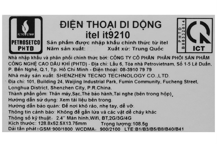 Điện thoại Itel it9210