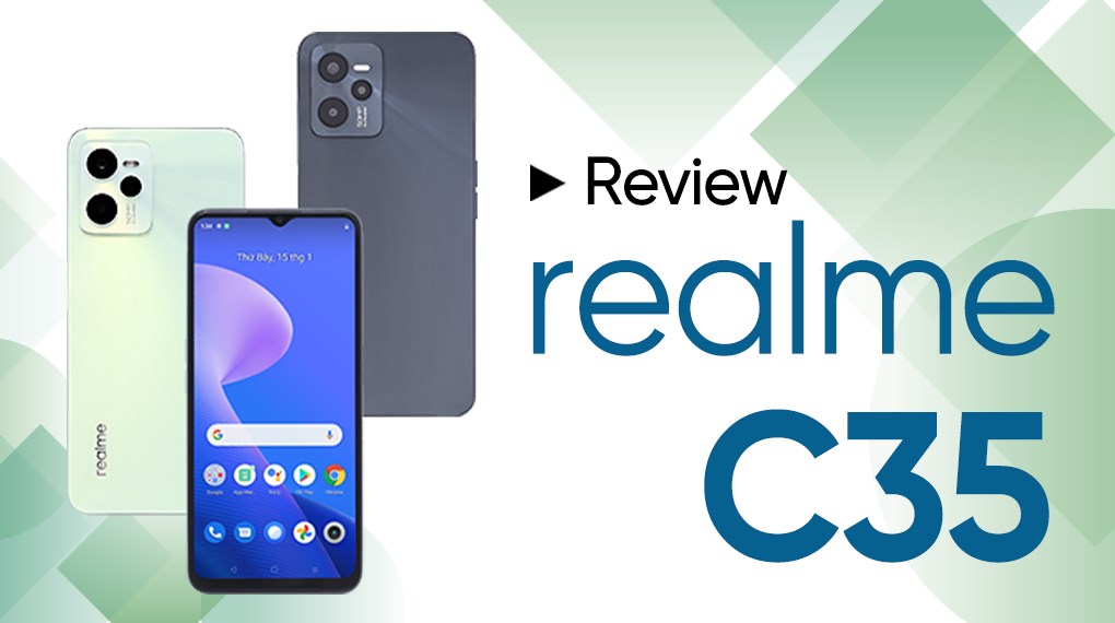 Realme C35 64GB là một trong những điện thoại vô cùng đáng chú ý với dung lượng 64GB cùng những tính năng nổi trội. Bạn có thể hoàn toàn yên tâm về khả năng lưu trữ của mình để vừa sử dụng vừa giải trí. Hơn nữa, thiết kế hiện đại và khả năng sử dụng mượt mà cũng là điểm cộng lớn của chiếc điện thoại này.