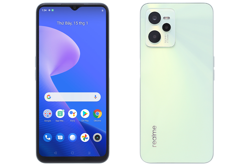 Điện thoại realme C35 64GB Màu Xanh ngọc
