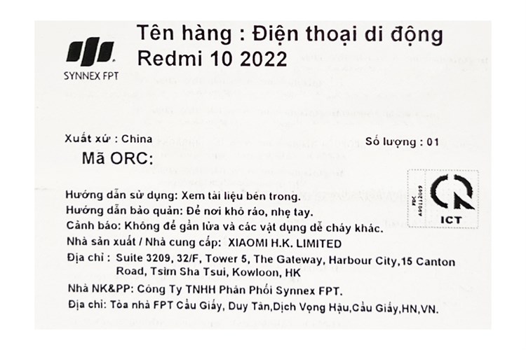 Điện thoại Xiaomi Redmi 10 (2022) Màu Trắng