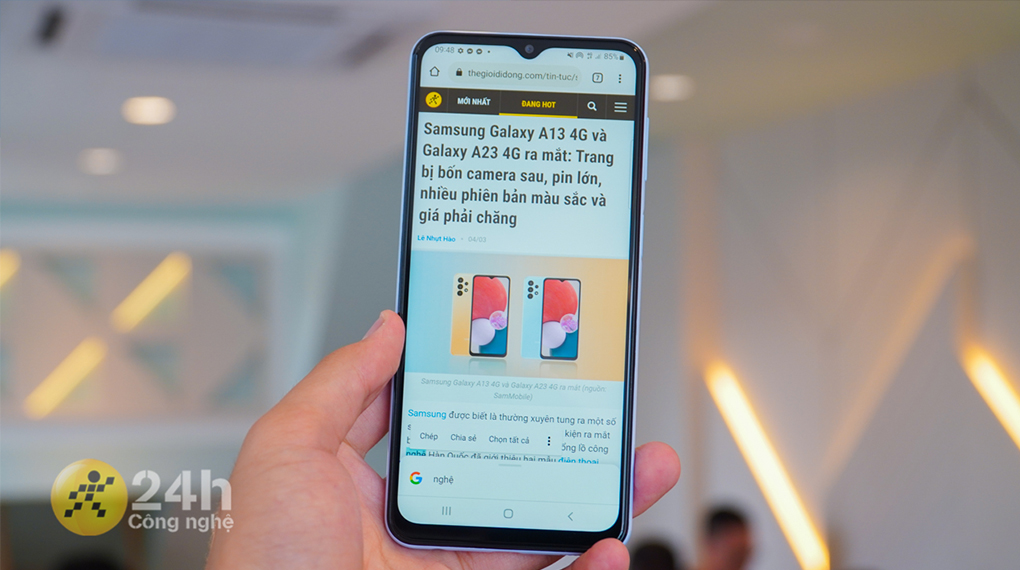 Đa nhiệm mượt mà - Samsung Galaxy A23 4GB