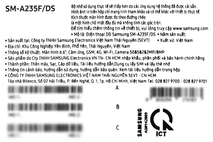 Điện thoại Samsung Galaxy A23 4GB