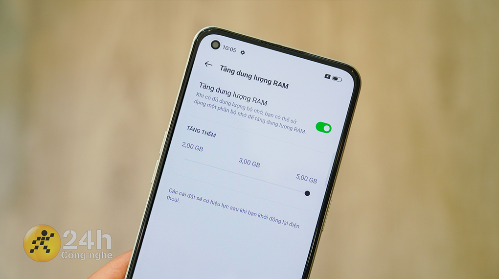 Hỗ trợ mở rộng RAM - OPPO Reno8 5G