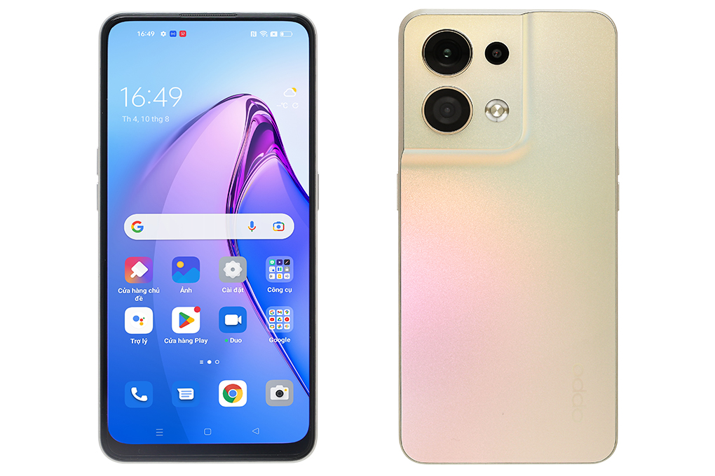 Điện thoại OPPO Reno8 5G Màu Vàng