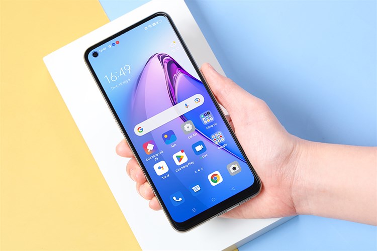 Điện thoại OPPO Reno8 5G Màu Vàng đồng