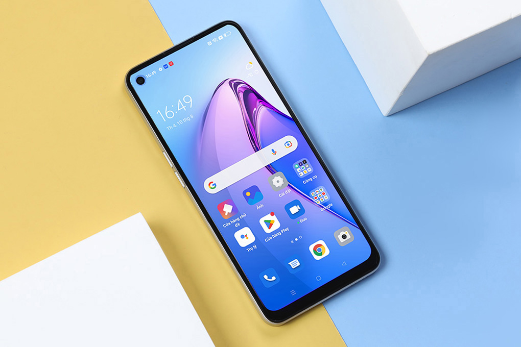 Điện thoại OPPO Reno8 5G Màu Vàng đồng