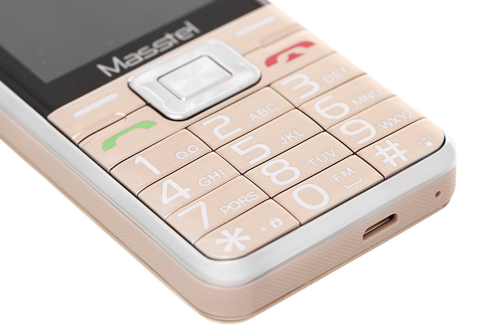 Điện thoại Masstel IZI 55 4G Màu Vàng đồng