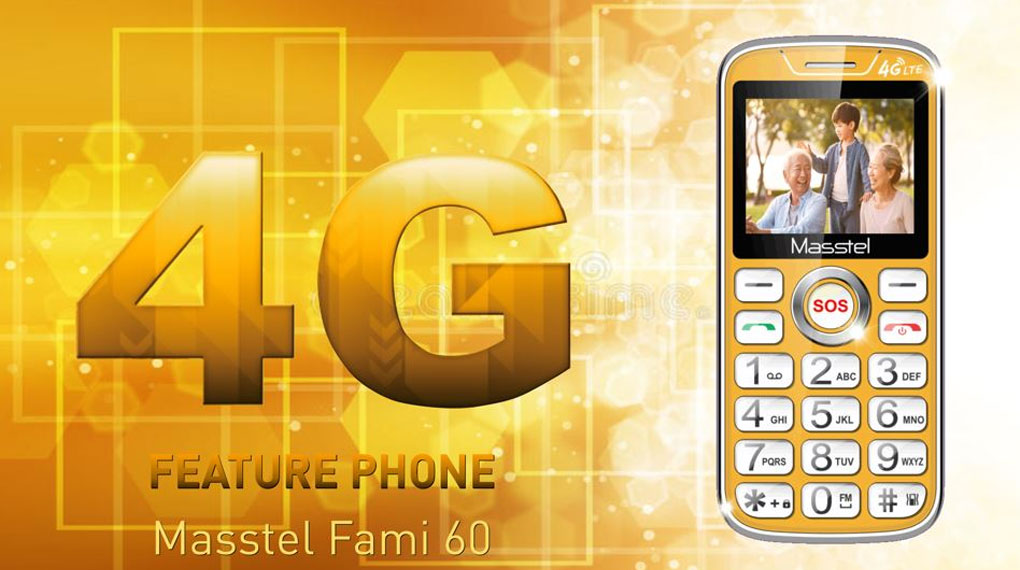 Điện thoại Masstel FAMI 60 | Tích hợp công nghệ 4G