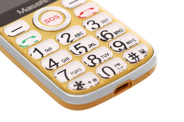 Điện thoại Masstel FAMI 60 Màu Vàng