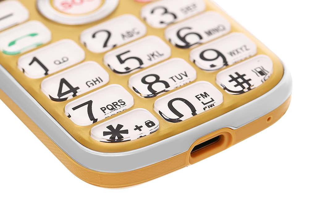 Điện thoại Masstel FAMI 60 Màu Vàng