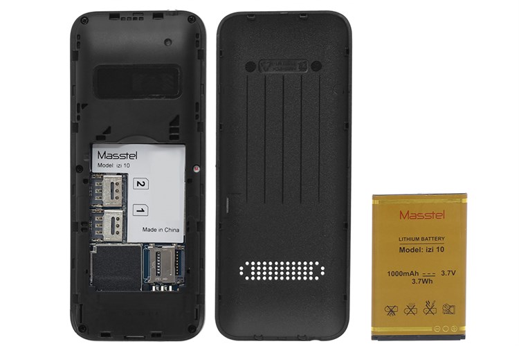 Điện thoại Masstel IZI 10 Màu Đen
