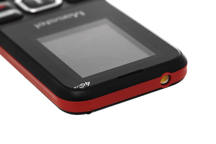 Điện thoại Masstel IZI 10 Màu Đen - Đỏ