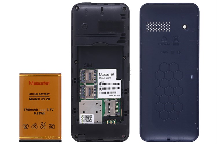 Điện thoại Masstel IZI 20 4G Màu Xanh Navy