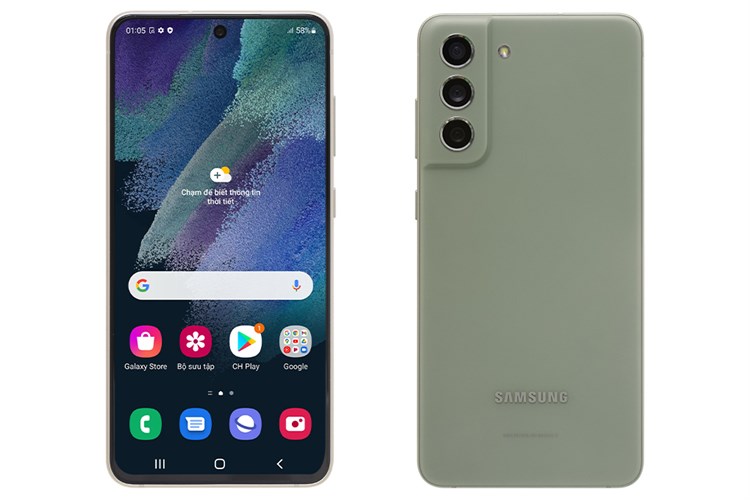 Điện thoại Samsung Galaxy S21 FE 5G (6GB/128GB) Màu Xanh lá nhạt