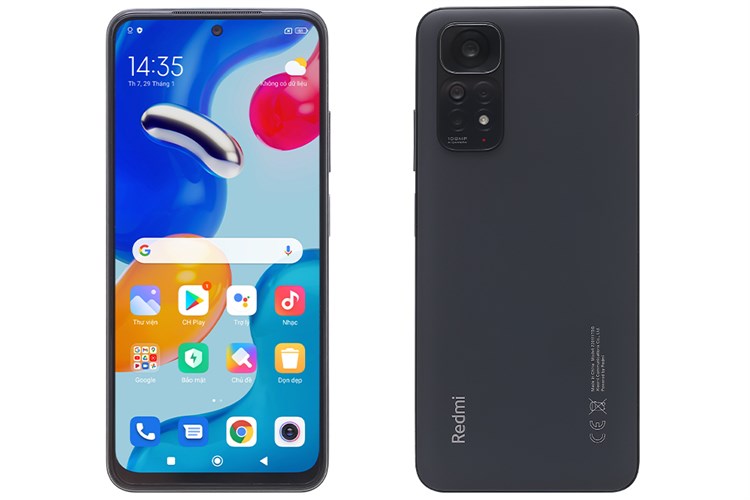 Điện thoại Xiaomi Redmi Note 11S Màu Xám