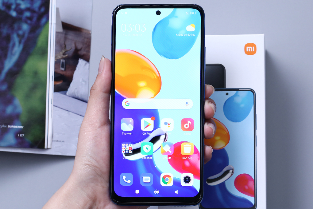 Điện thoại Xiaomi Redmi Note 11 (4GB/128GB) Màu Xanh dương đậm