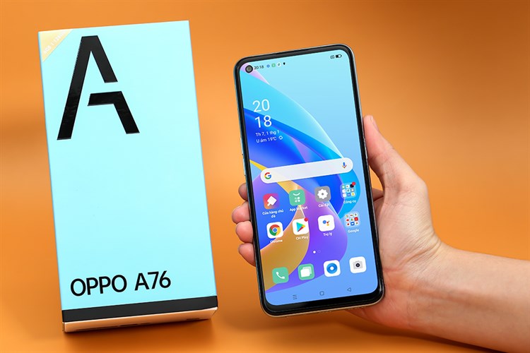 Điện thoại OPPO A76 Màu Xanh lá