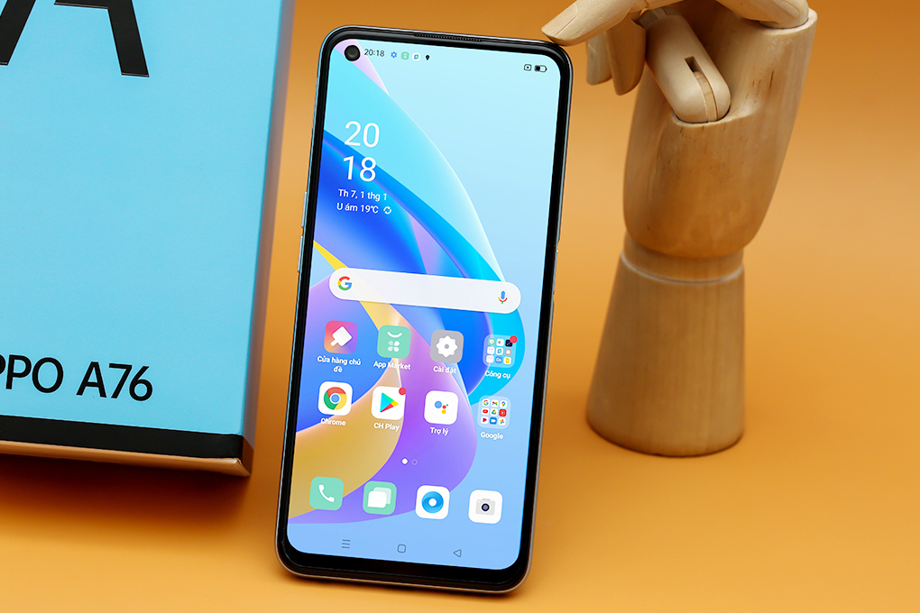 Điện thoại OPPO A76 Màu Xanh lá