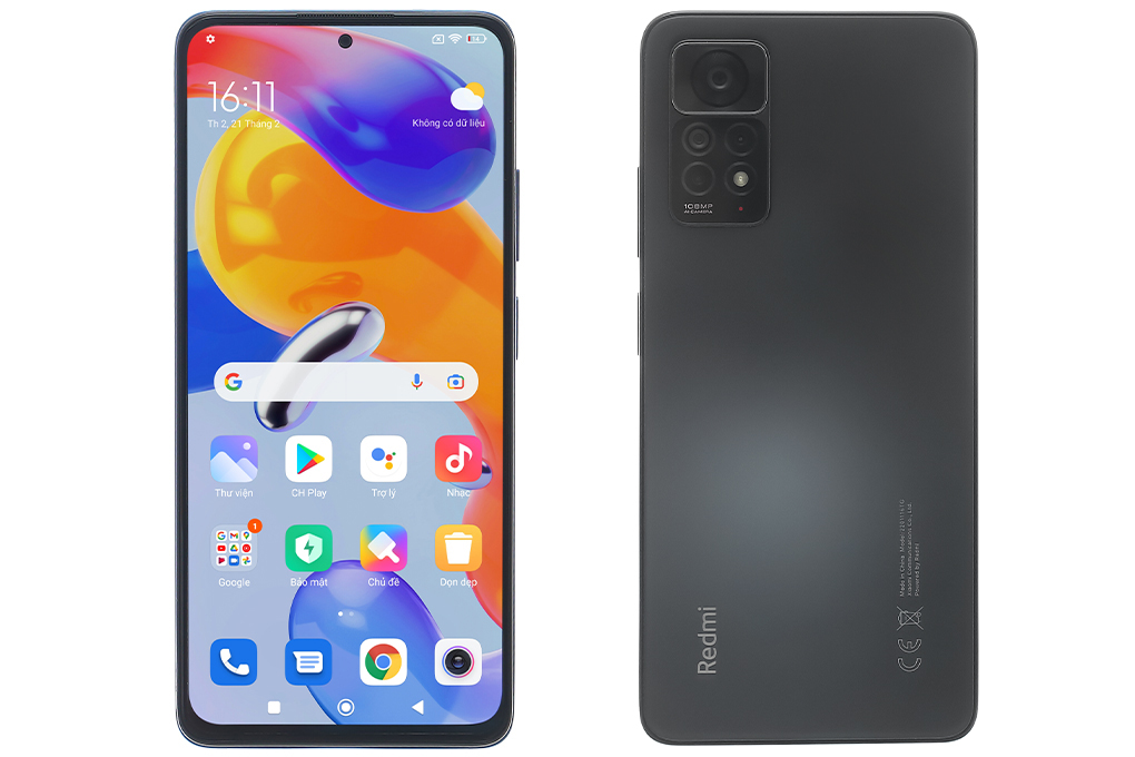 Điện thoại Xiaomi Redmi Note 11 Pro Màu Xám