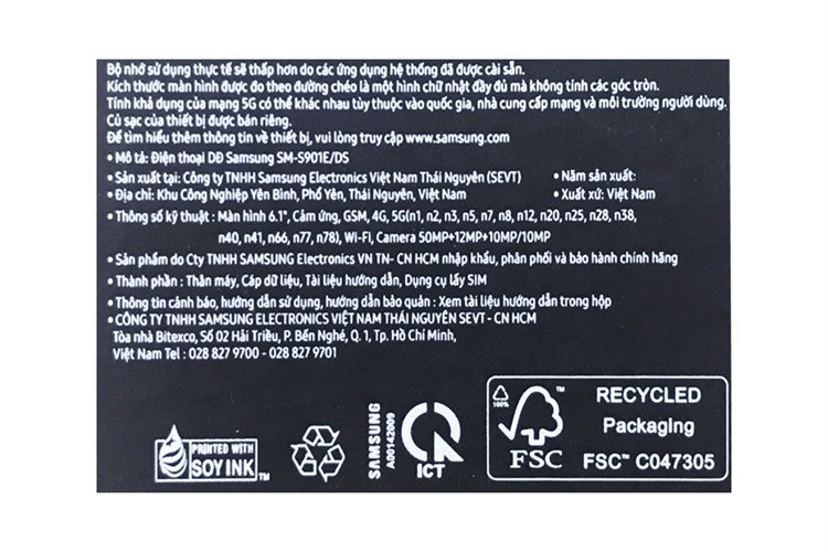 Điện thoại Samsung Galaxy S22 5G 256GB