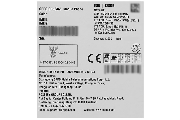 Điện thoại OPPO Reno7 Z 5G Màu Bạc