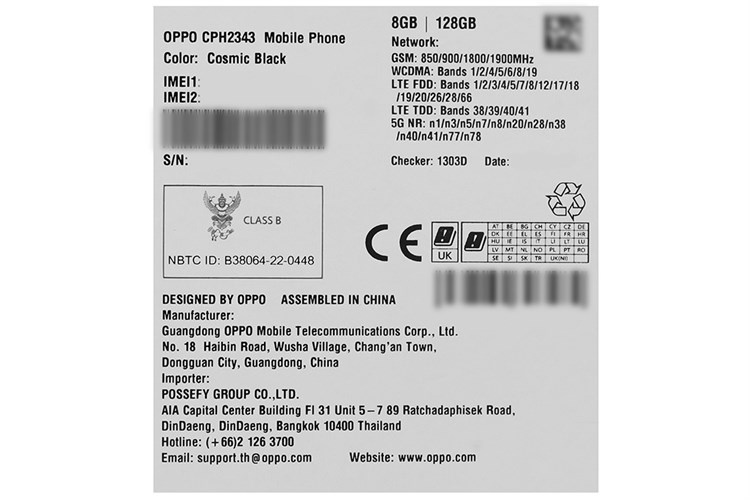 Điện thoại OPPO Reno7 Z 5G Màu Đen