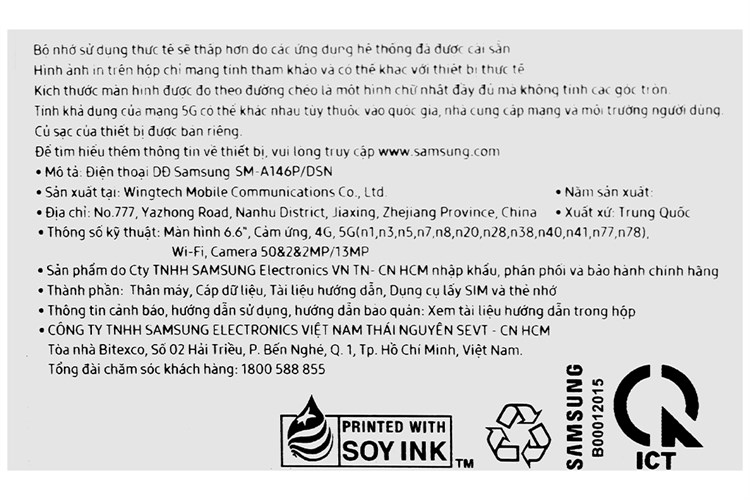 Điện thoại Samsung Galaxy A14 5G 4GB/128GB Màu Đen