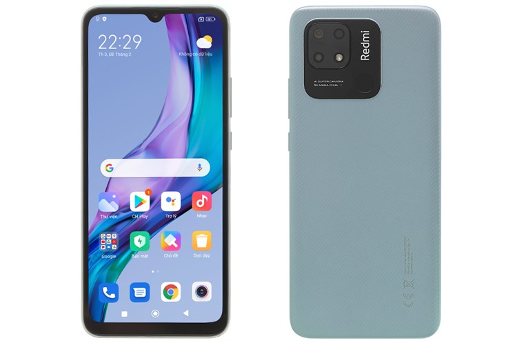 Điện thoại Xiaomi Redmi 10C 64GB Màu Xanh lá