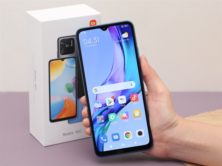 Điện thoại Xiaomi Redmi 10C 64GB Màu Xanh Dương