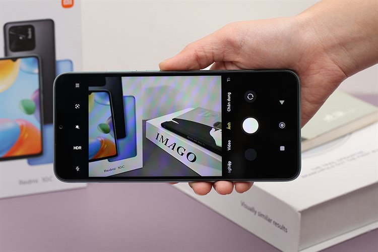 Điện thoại Xiaomi Redmi 10C 64GB Màu Xanh lá