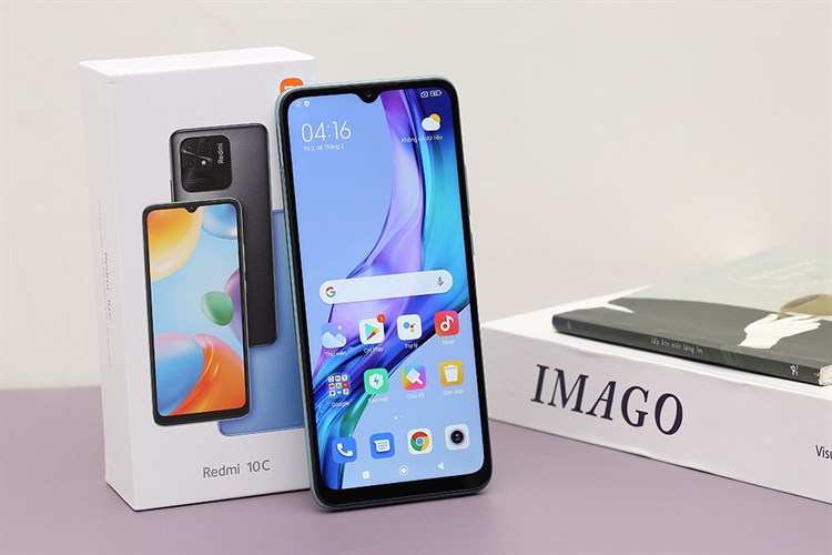 Điện thoại Xiaomi Redmi 10C 64GB Màu Xanh lá