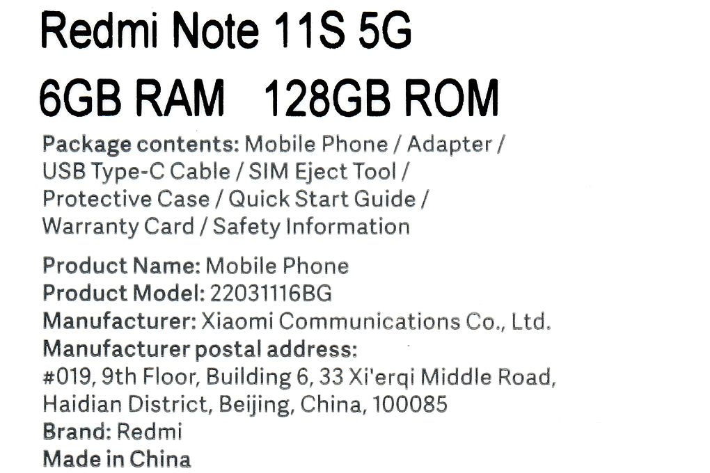 Điện thoại Xiaomi Redmi Note 11S 5G Màu Xanh dương nhạt
