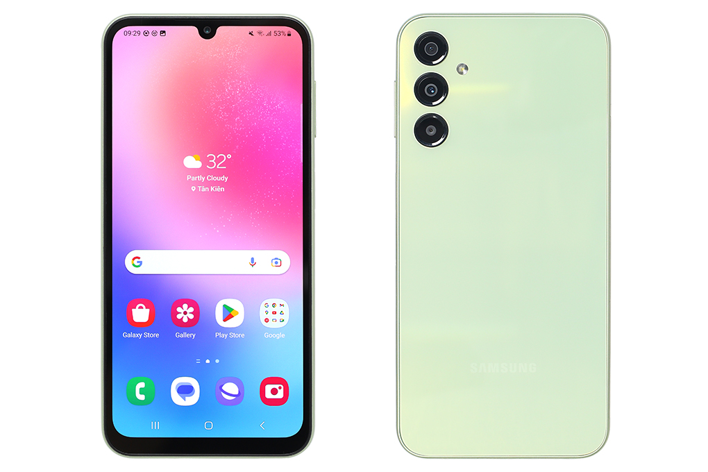 Điện thoại Samsung Galaxy A24 6GB/128GB Màu Xanh lá nhạt