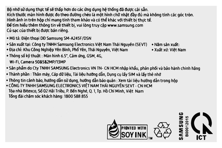 Điện thoại Samsung Galaxy A24 6GB/128GB Màu Xanh lá nhạt