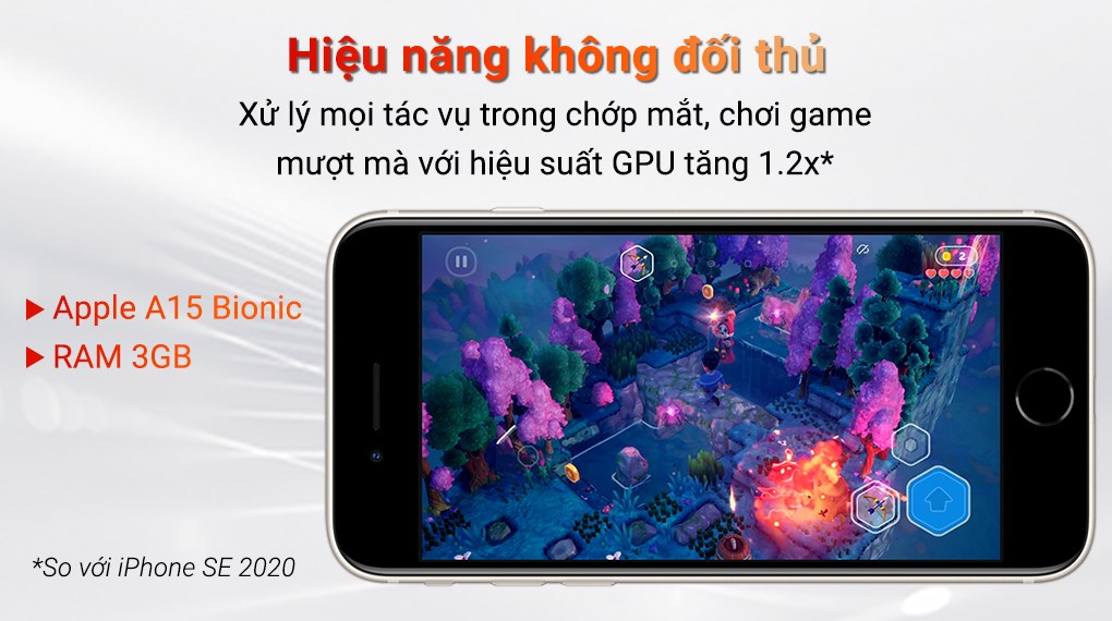 Điện thoại iPhone SE 256GB (2022)
