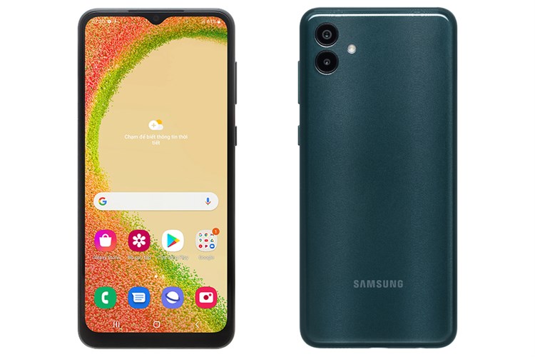 Điện thoại Samsung Galaxy A04 (3GB/32GB) Màu Xanh lá đậm