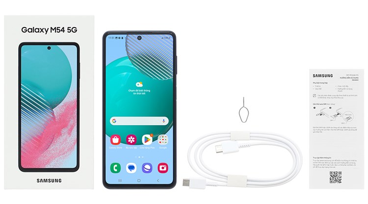 Điện thoại Samsung Galaxy M54 5G 8GB/256GB Màu Xanh dương đậm