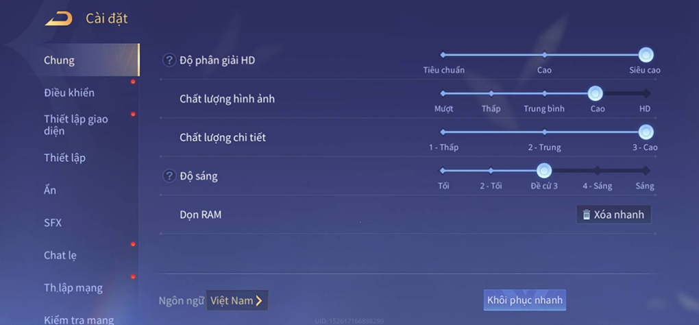 Thông tin trải nghiệm game - Xiaomi Redmi Note 12 Pro 5G