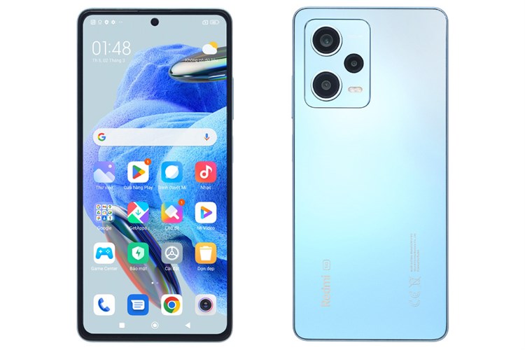 Điện thoại Xiaomi Redmi Note 12 Pro 5G Màu Xanh Dương